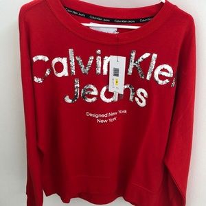 Brand New Red Calvin Klein Sweatshirt ♥️